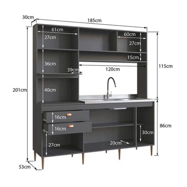 Cozinha Compacta Diva - Imagem 2