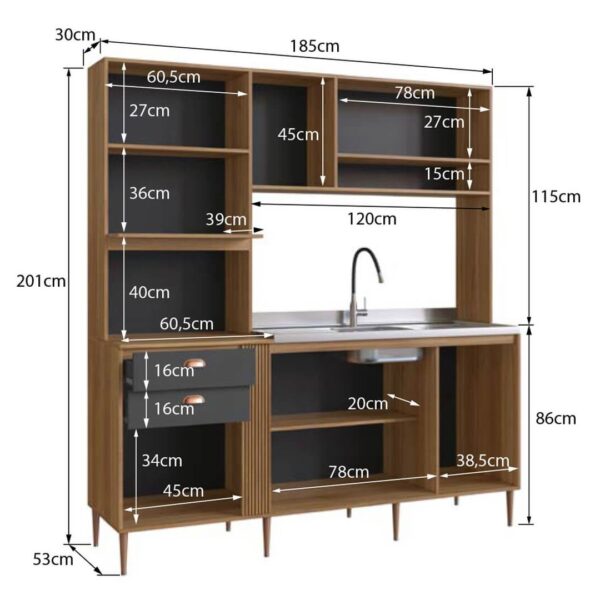 Cozinha Compacta Jade - Imagem 2