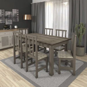 Conjunto Mesa Pop 6 Cadeiras